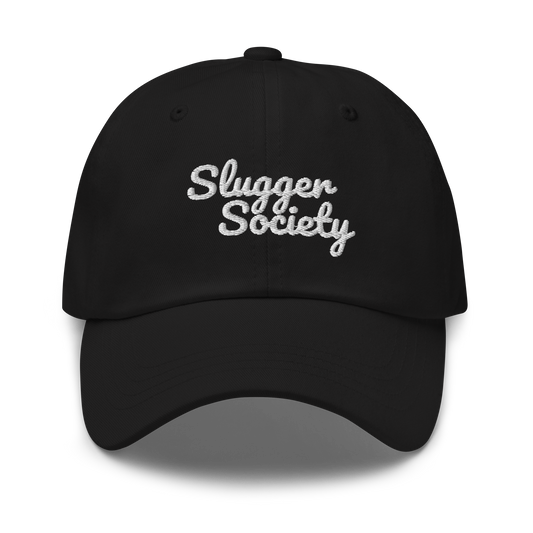 Slugger Society Dad Hat Black