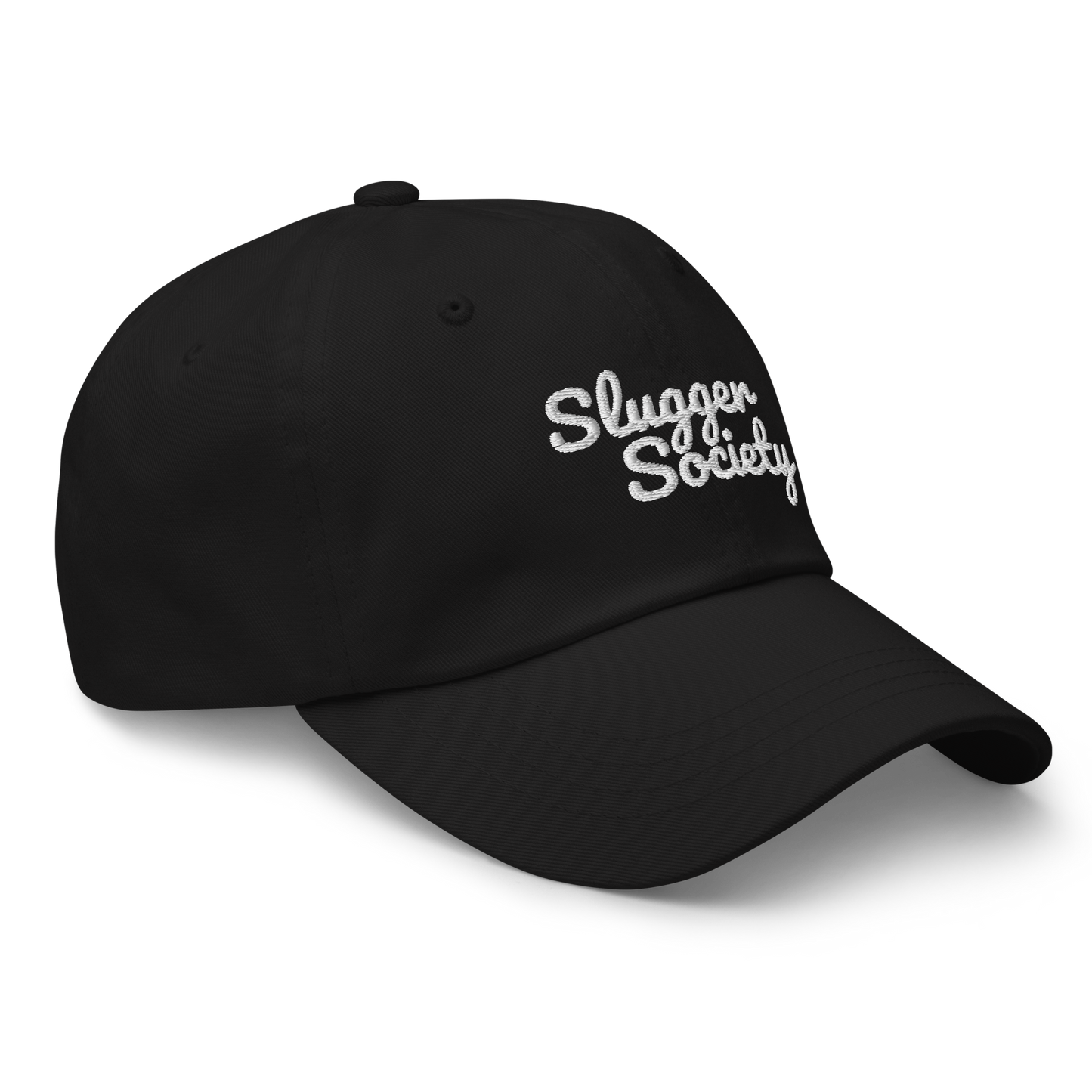 Slugger Society Dad Hat Black