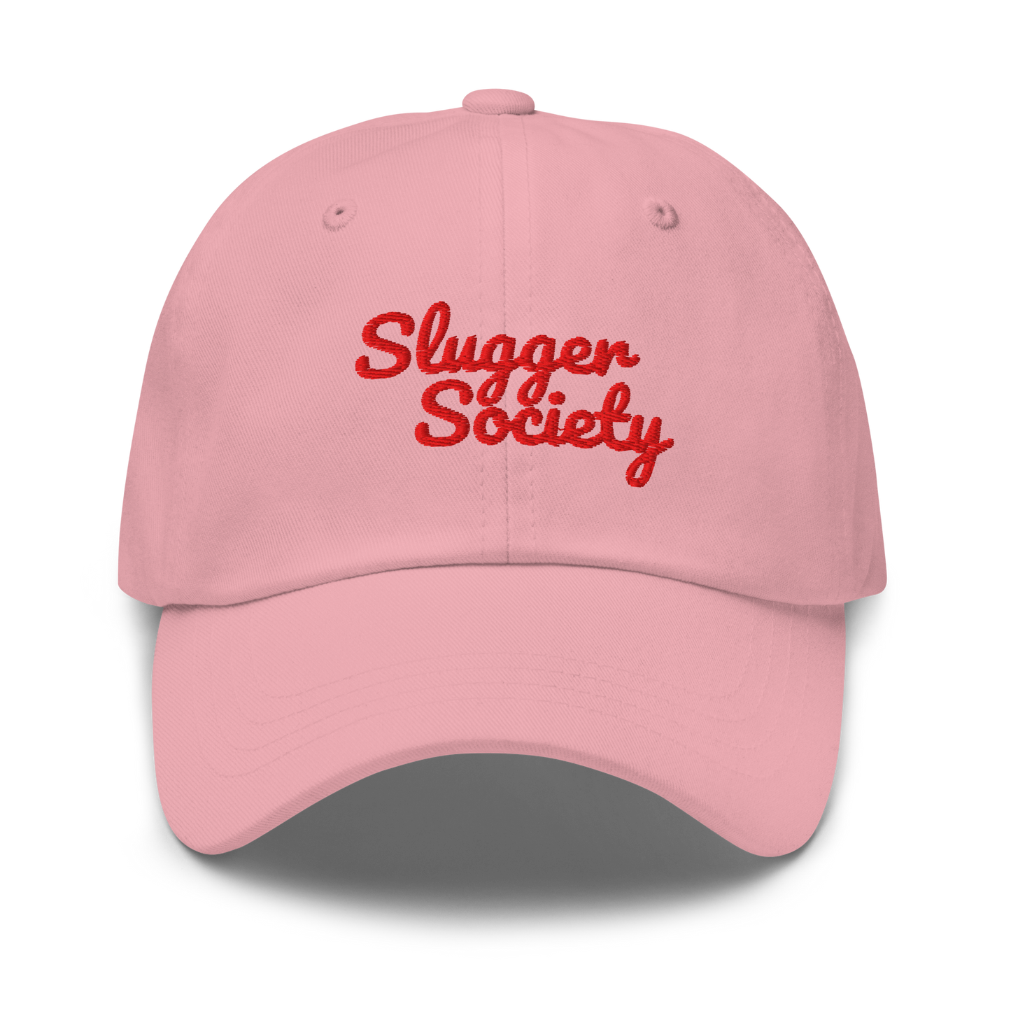 Slugger Society Dad Hat Strawberry