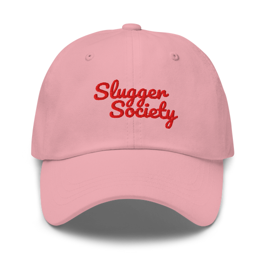 Slugger Society Dad Hat Strawberry
