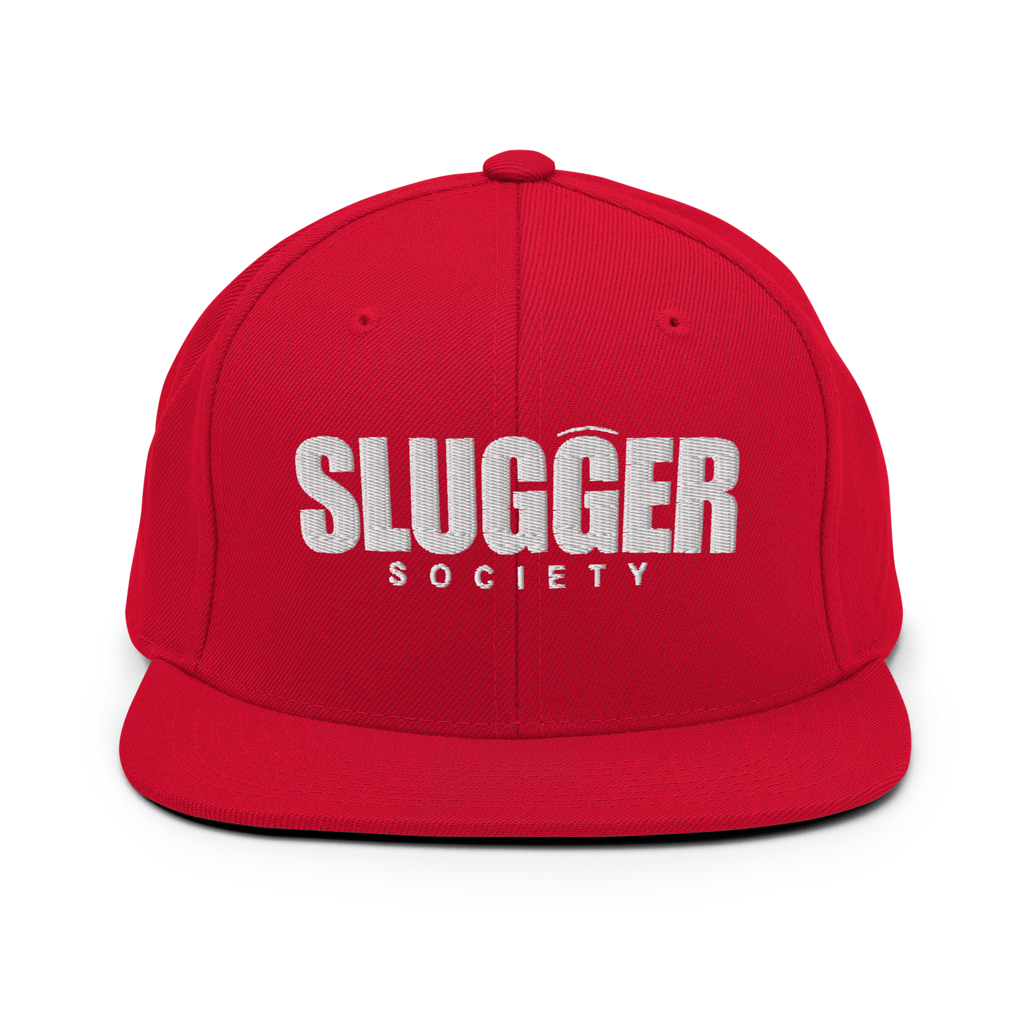 Slugger Society Accent All Red Snapback