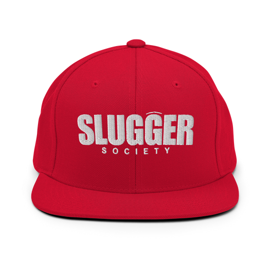 Slugger Society Accent All Red Snapback