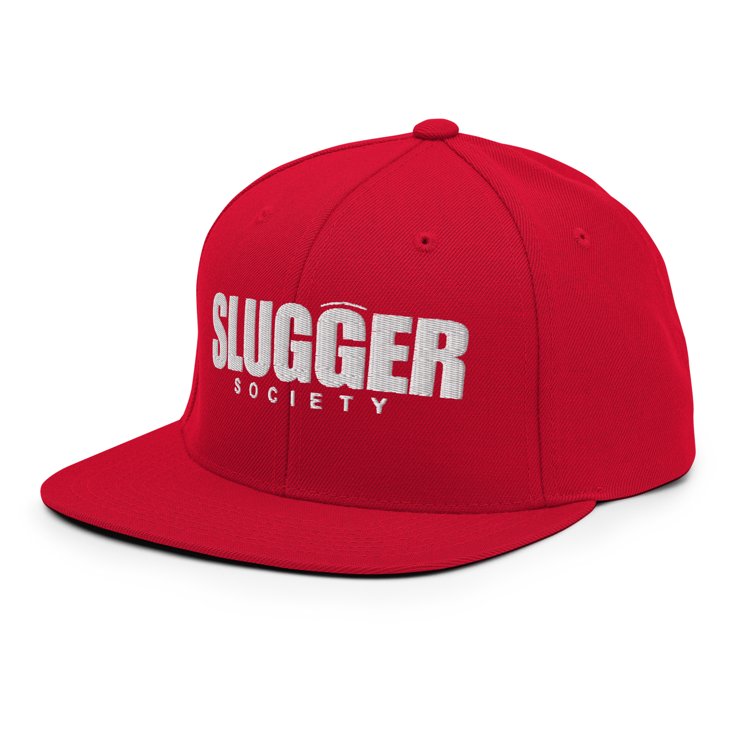 Slugger Society Accent All Red Snapback
