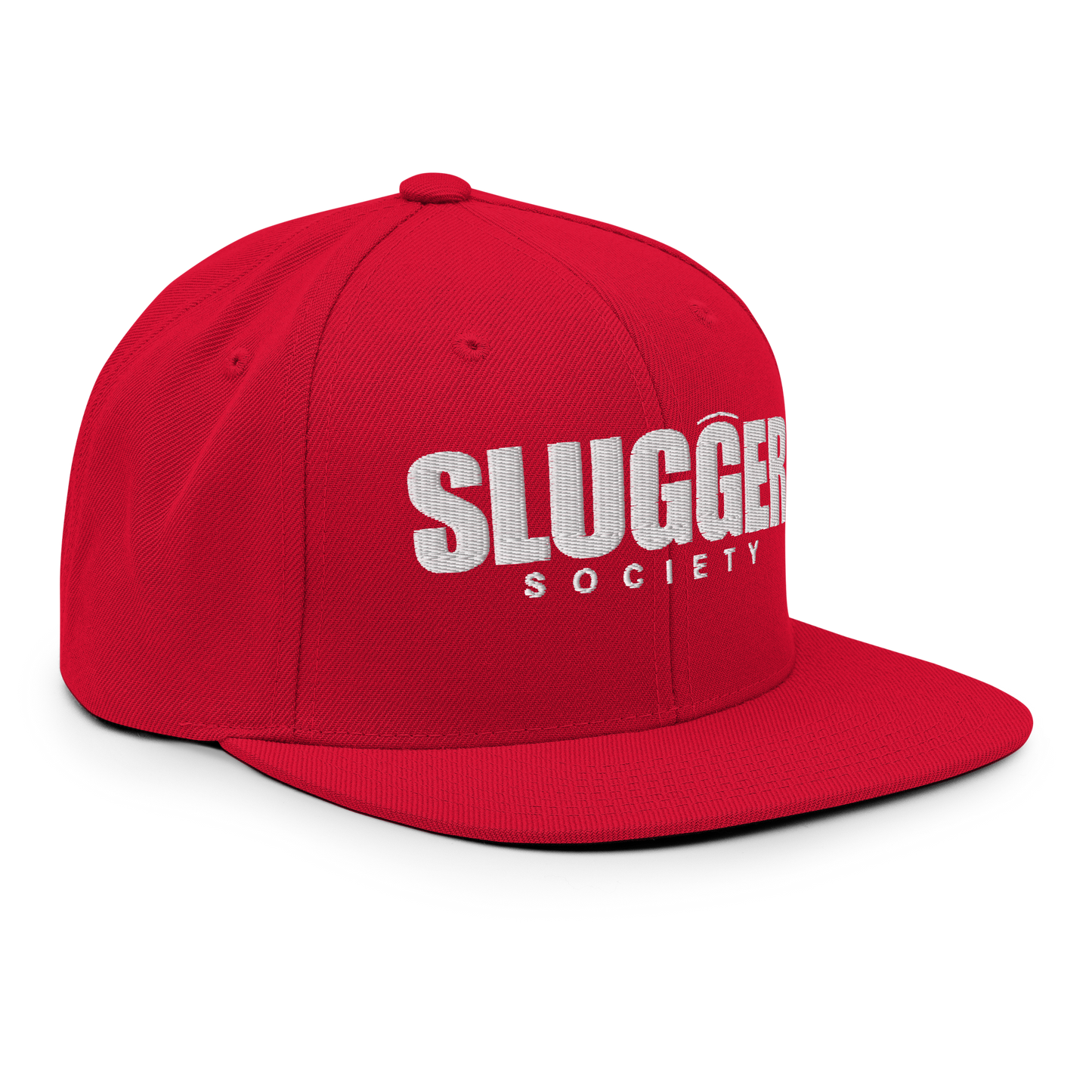 Slugger Society Accent All Red Snapback