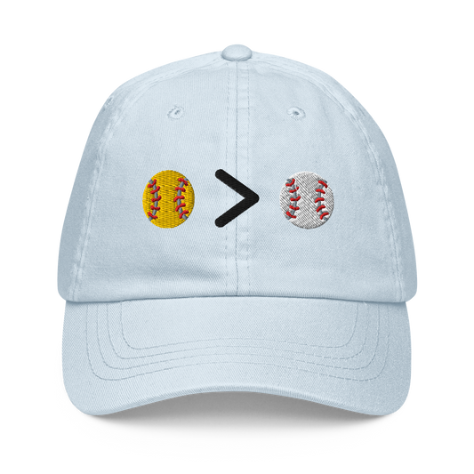 Slugger Society Pastel BLUE Baseball Hat