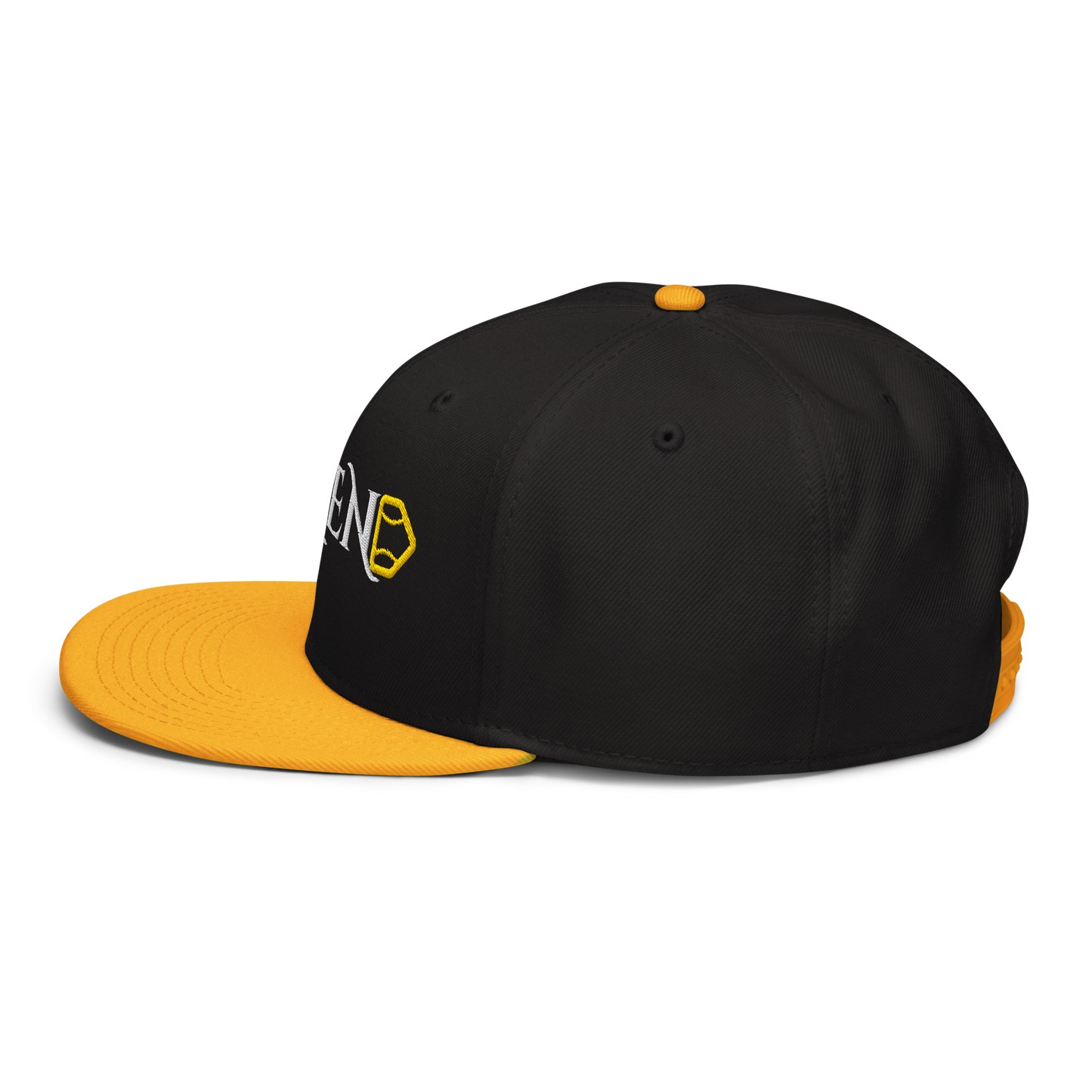 Black & Yellow LEGENDS Snapback Hat