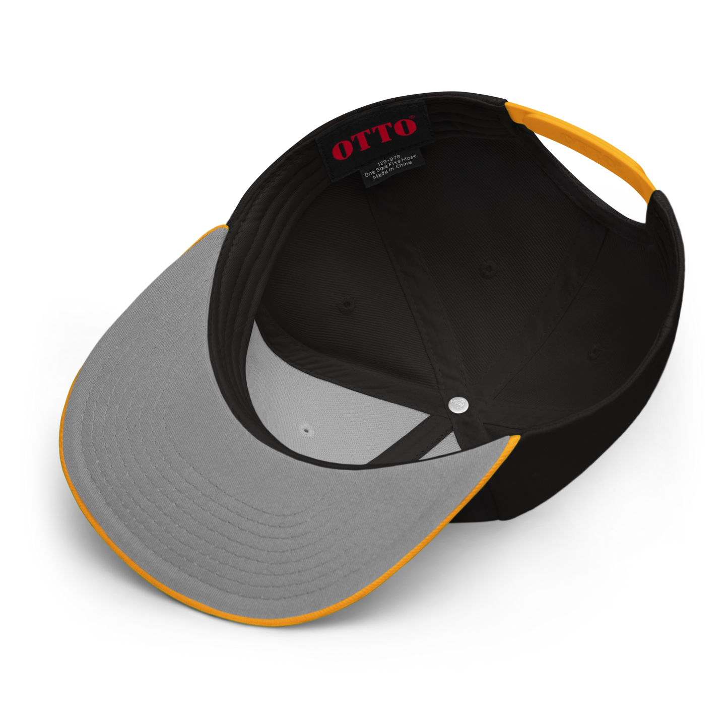Black & Yellow LEGENDS Snapback Hat