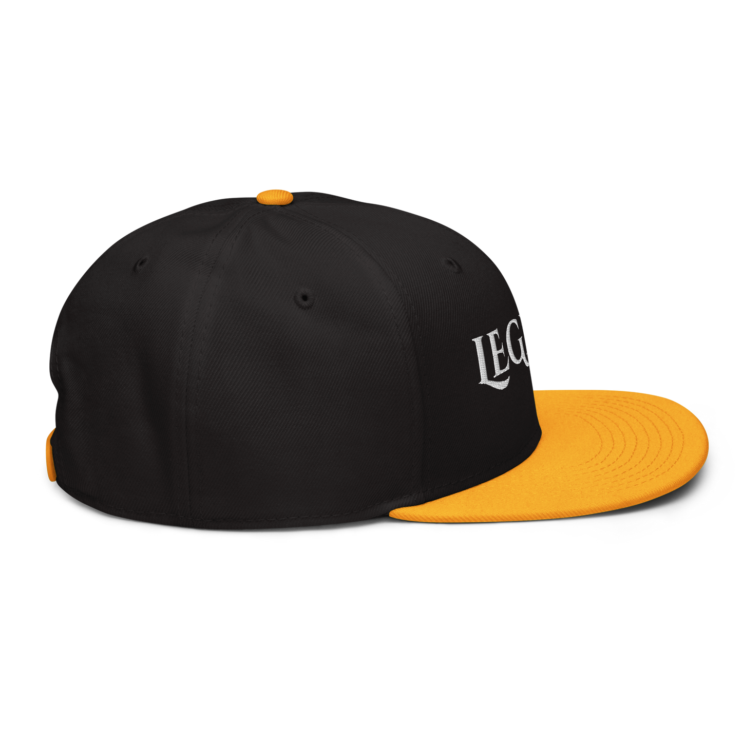 Black & Yellow LEGENDS Snapback Hat