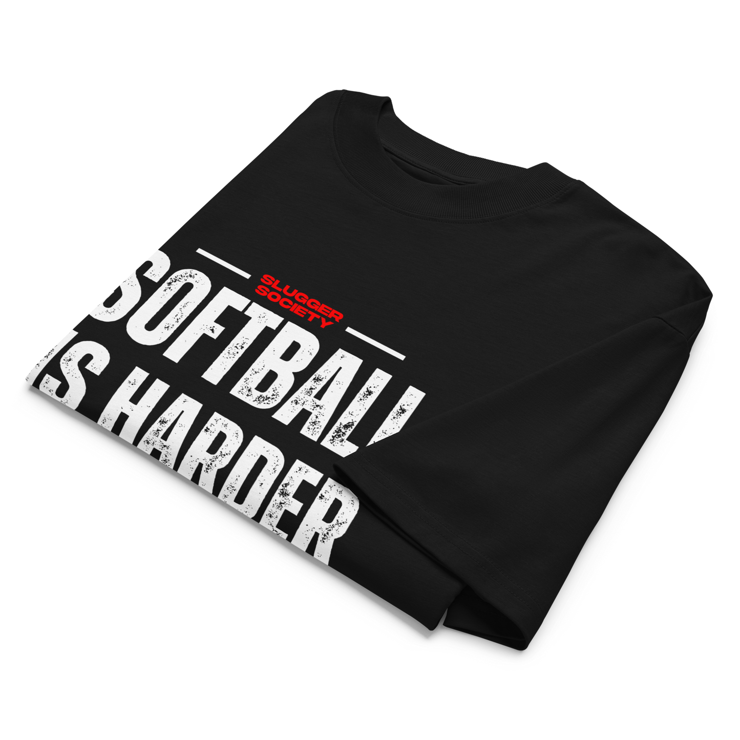 Unisex Oversized BLACK T-Shirt SIHTB (White Print)