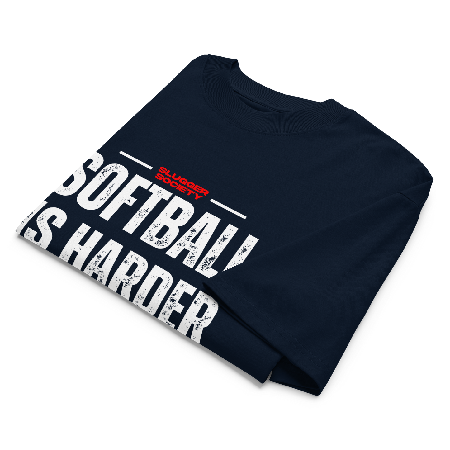 Unisex Oversized NAVY T-Shirt SIHTB (White Print)