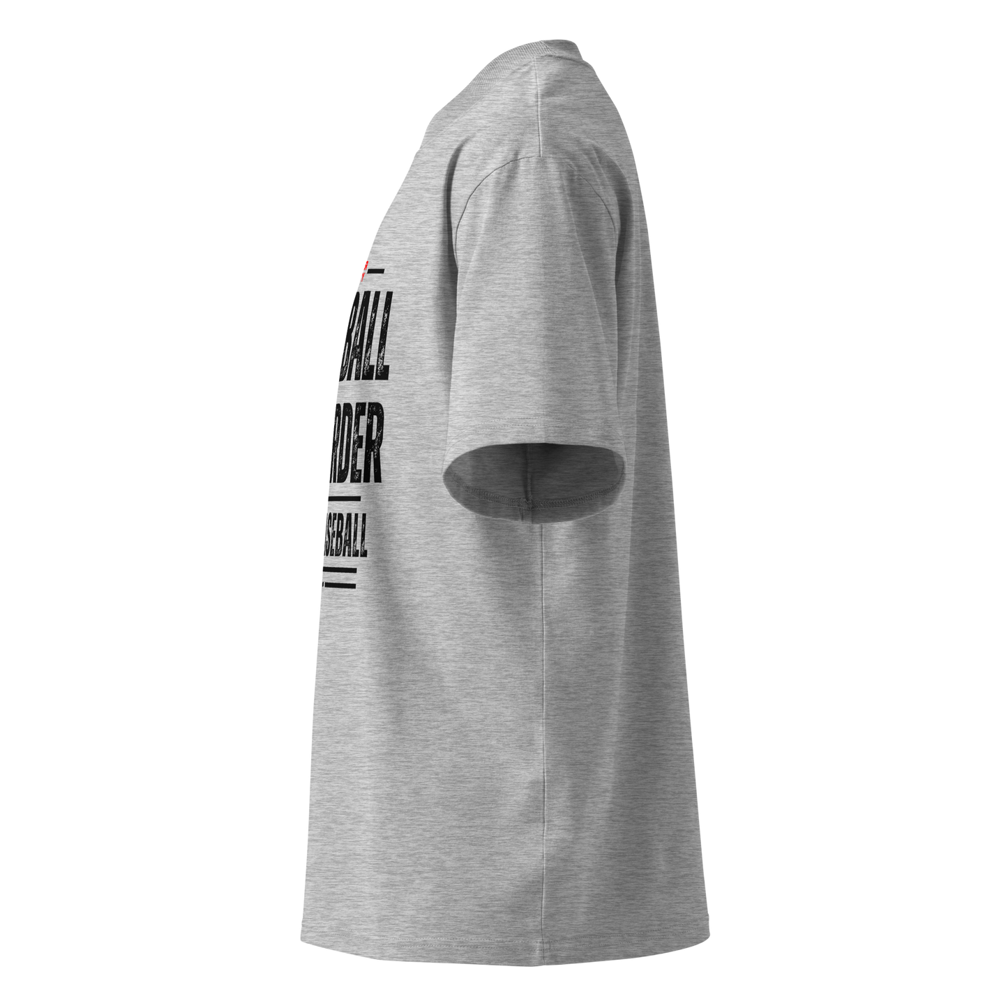 Unisex Oversized GREY T-Shirt SIHTB (Black Print)