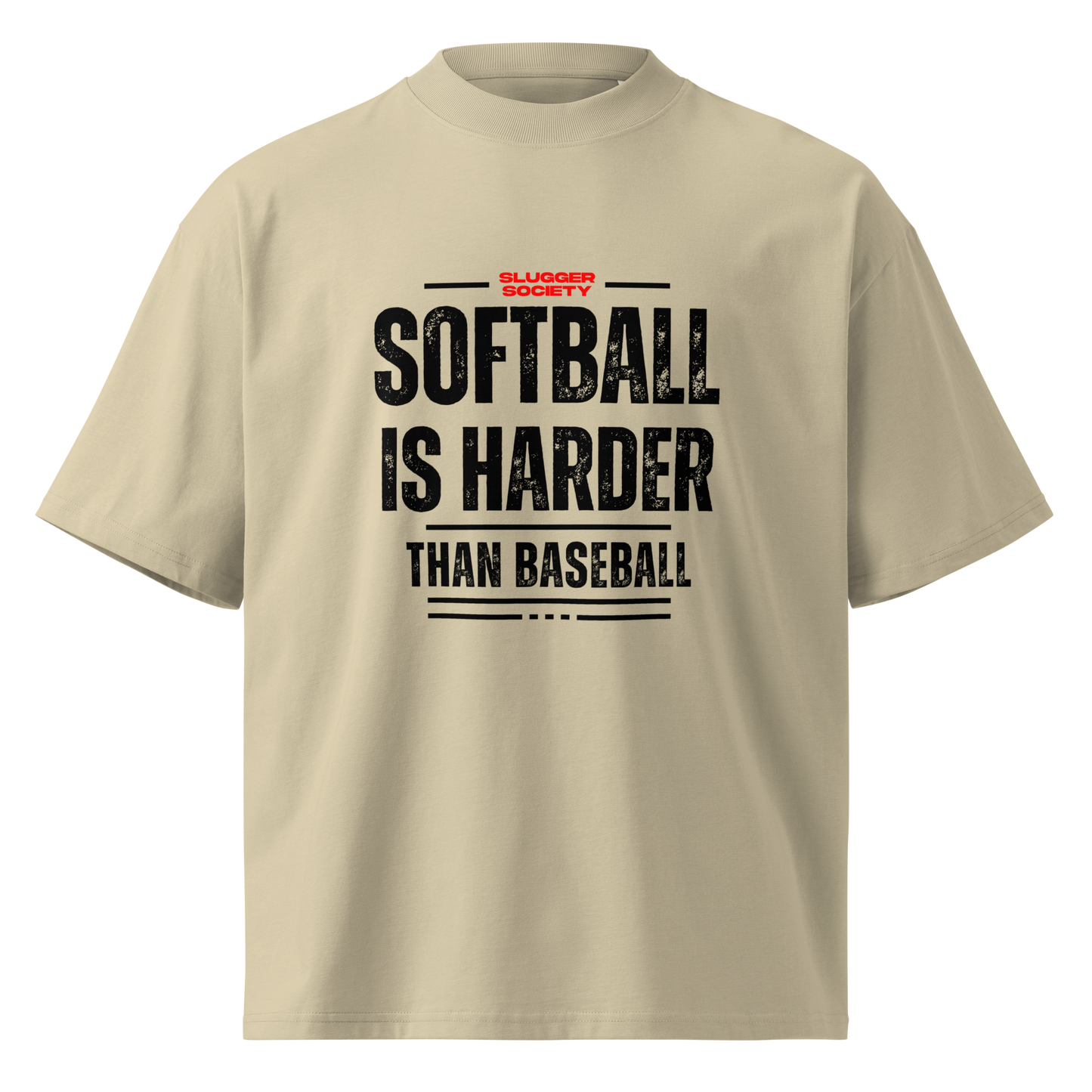 Unisex Oversized STONE T-Shirt SIHTB (Black Print)