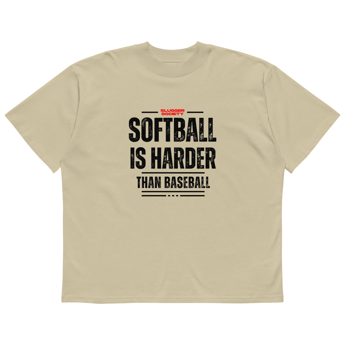 Unisex Oversized STONE T-Shirt SIHTB (Black Print)