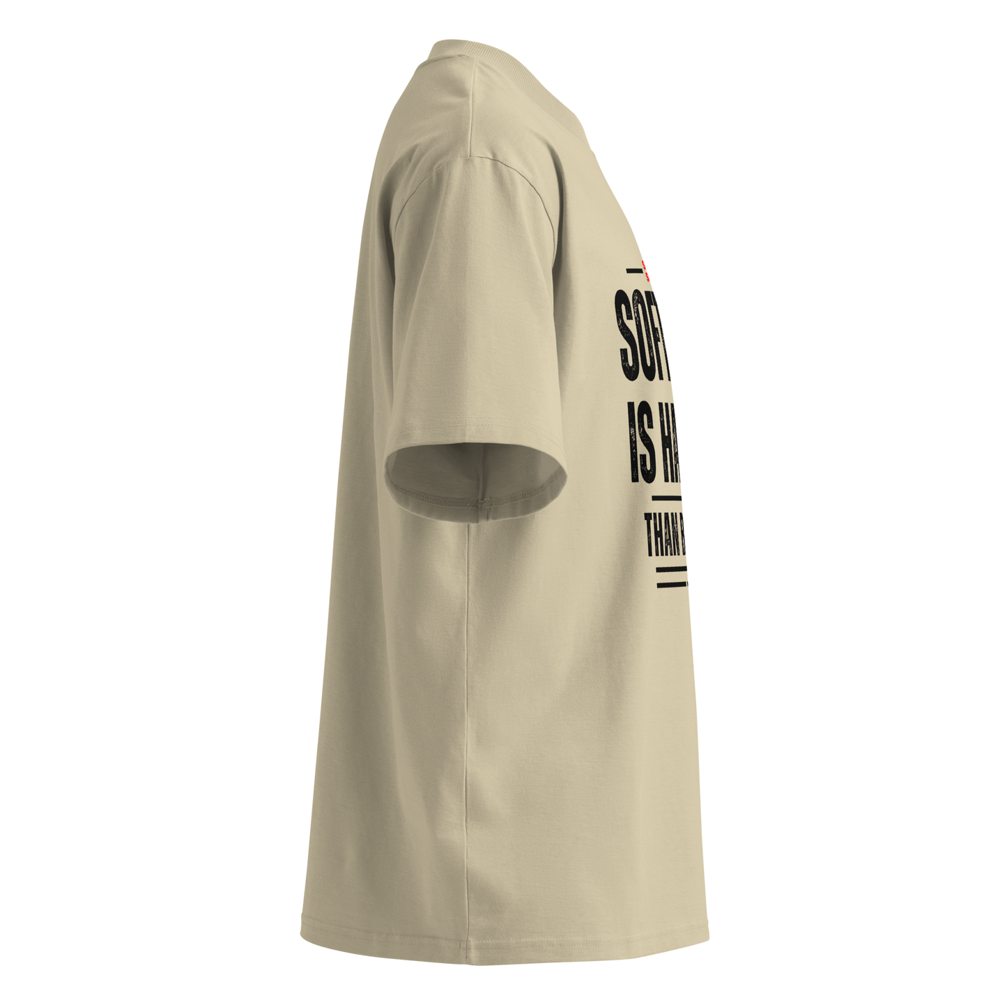 Unisex Oversized STONE T-Shirt SIHTB (Black Print)