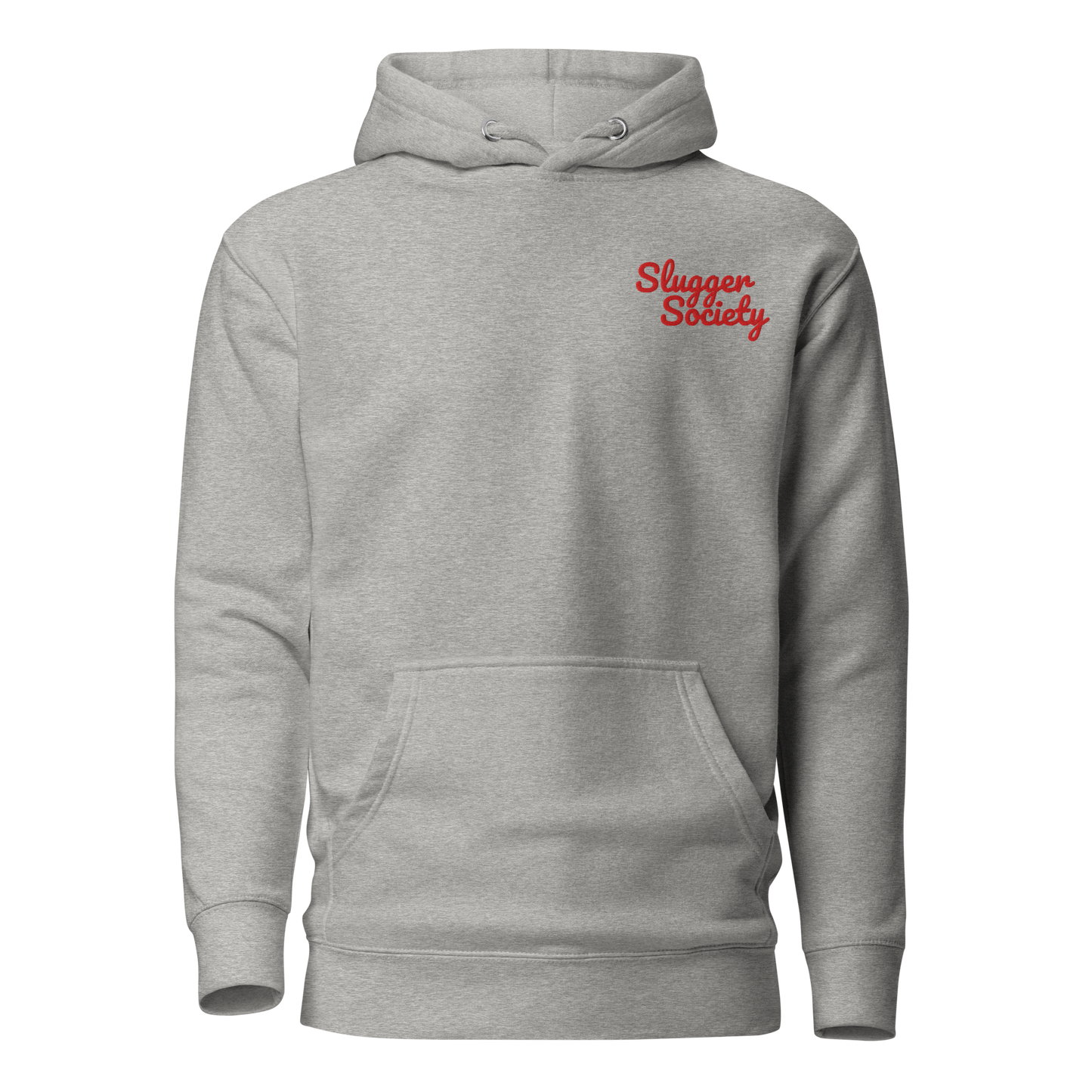 Slugger Society Script Red Thread Unisex Hoodie