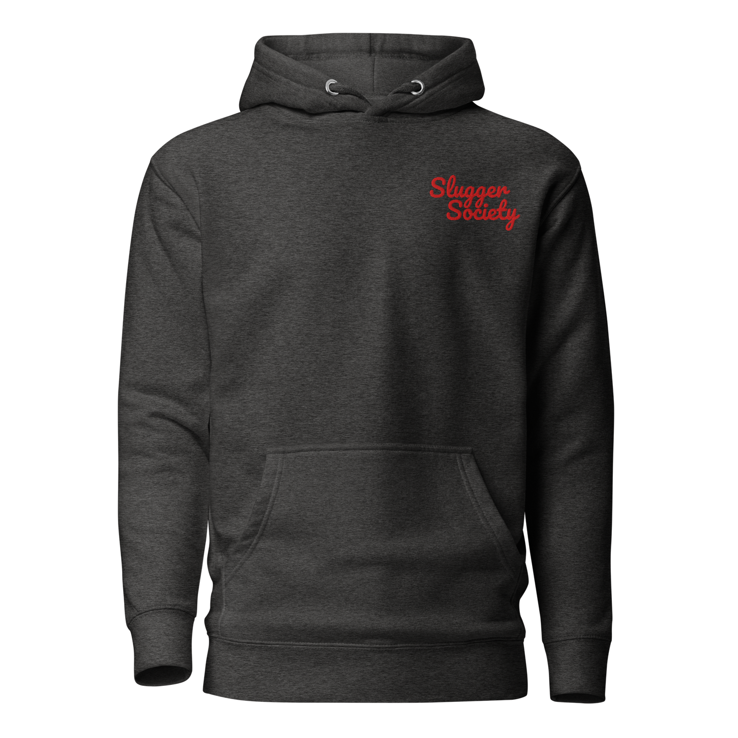 Slugger Society Script Red Thread Unisex Hoodie