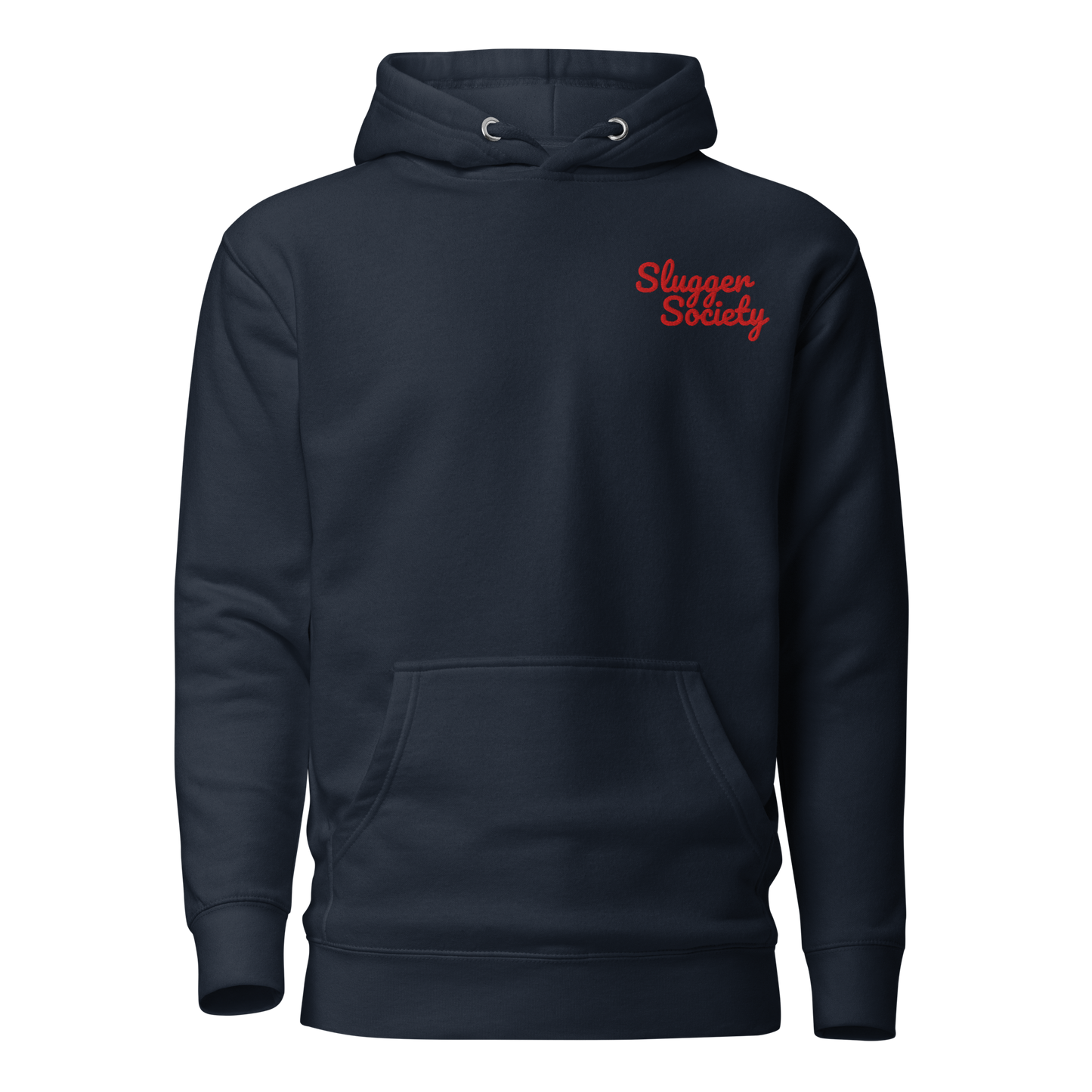 Slugger Society Script Red Thread Unisex Hoodie
