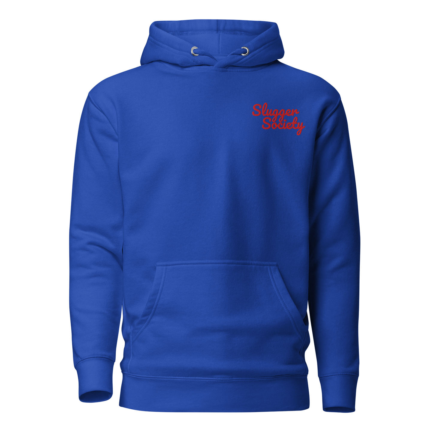 Slugger Society Script Red Thread Unisex Hoodie