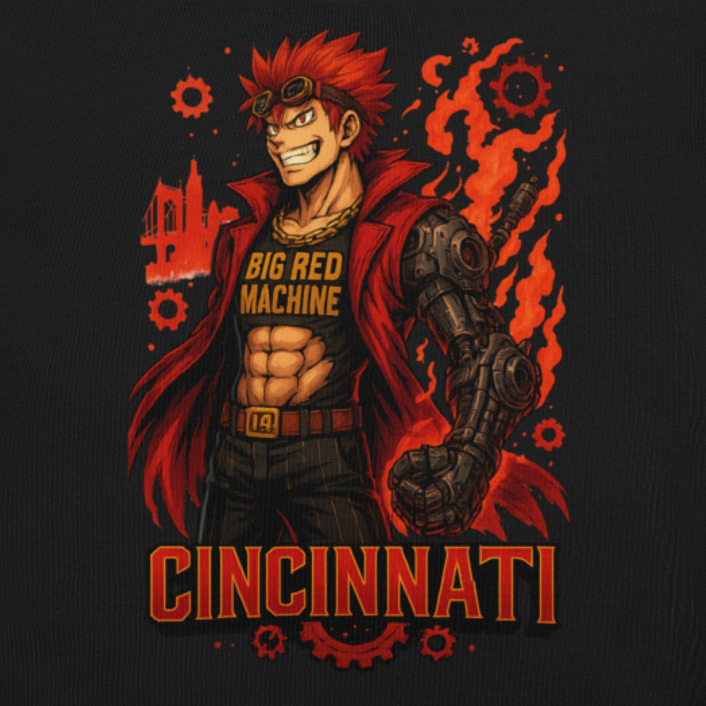 Cincinnati Baseball City Anime