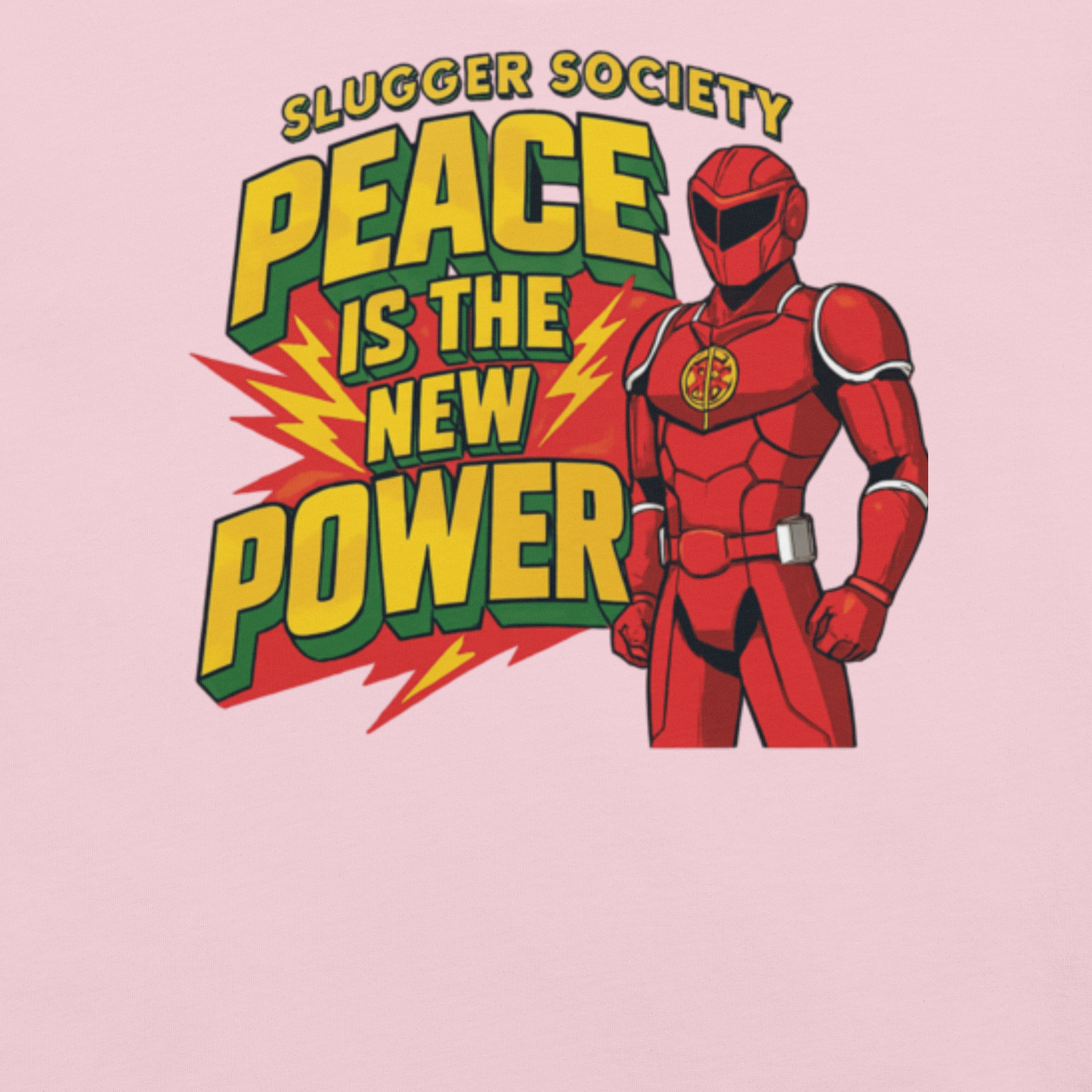 Peace is the new Power Red Ranger T-Shirt