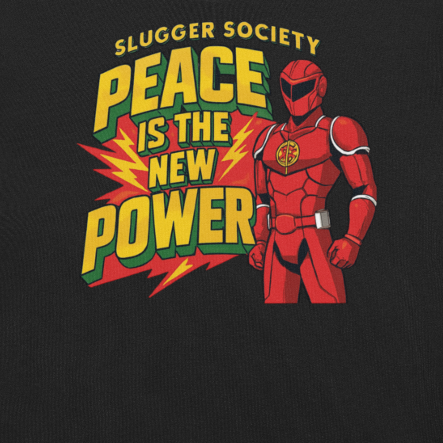 Peace is the new Power Red Ranger T-Shirt