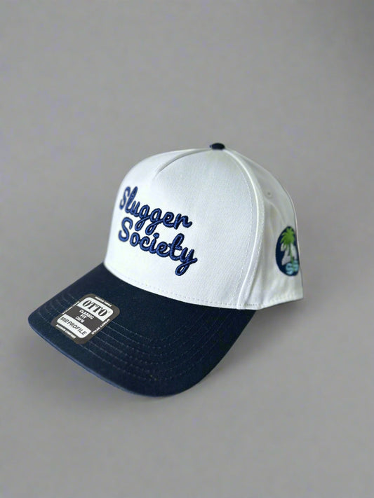 White-Navy Blue SS Hat '24