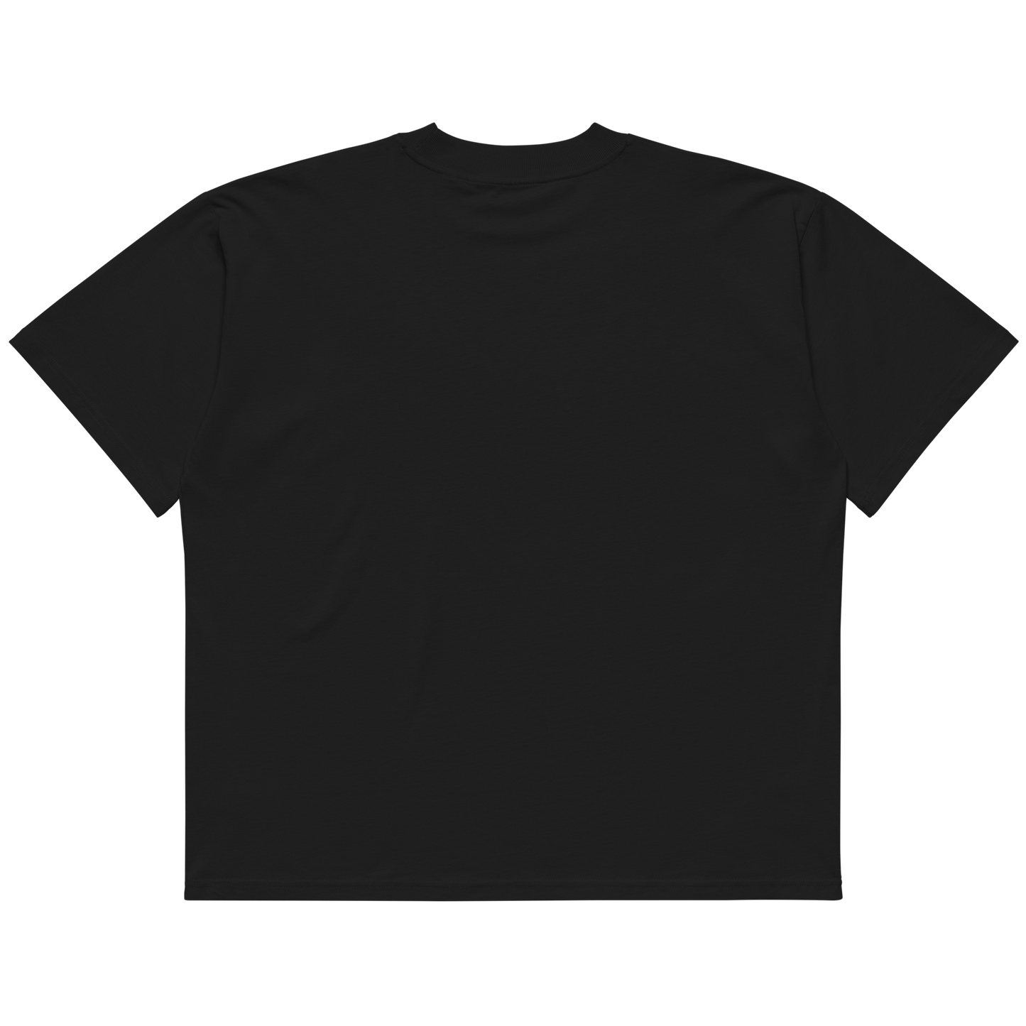 Unisex Oversized BLACK T-Shirt SIHTB (White Print)