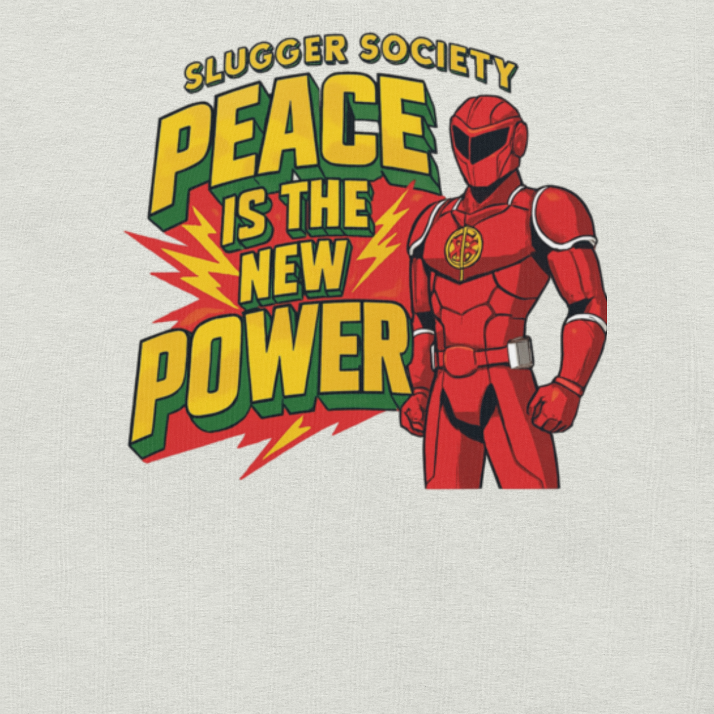 Peace is the new Power Red Ranger T-Shirt